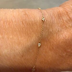 DANA REBECCA DESIGNS 14kt Yellow Gold Lulu Jack Diamond Bracelet